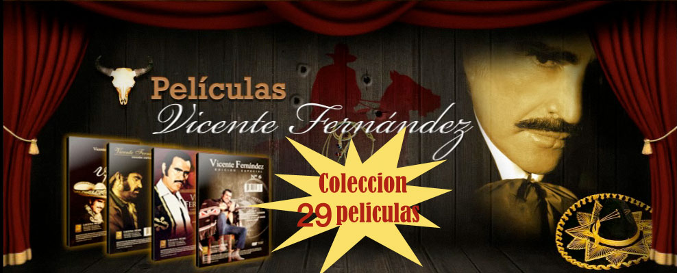 Comprar Peliculas Vicente Fernandez Vicente fernandez gomez (huentitan el alto, jalisco, 17 de febrero de 1940) es un interprete de musica ranchera y actor mexicano. peliculas vicente fernandez